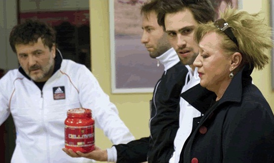 Fédra Fitness jelenet