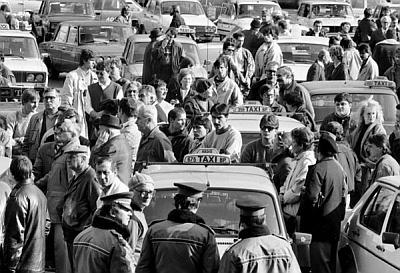 Taxisblokád - fotó: Teknős Miklós