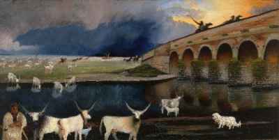 Csontváry Kosztka Tivadar: Vihar a hortobágyon Csontváry Kosztka Tivadar: Vihar a hortobágyon