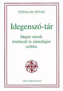 Idegenszó-tár - borító