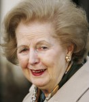 Az idős Margaret Thatcher