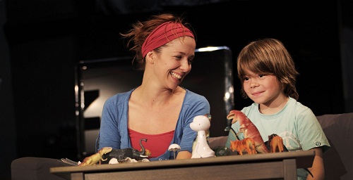 Kovács Patrícia és az egyik Házi iker