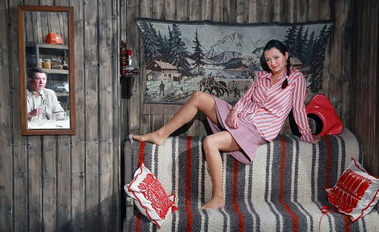 Tamás Éva, a tükörben Bánky Gábor (Bányavirág)