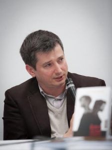 Igor Ostachowicz a budapesti könyvbemutatón (Fotó: Paweł Karnowski)