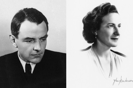 Szegedy-Maszák Aladár és Kornfeld Hanna a II. világháború után (Marianne Szegedy-Maszák szívességéből)