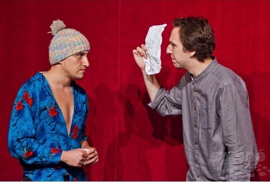 Rendező (Borsányi Dániel) és író (Domokos Zsolt)