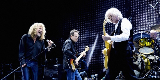 Led Zeppelin on Concert (Photo by Kevin Westenberg) 