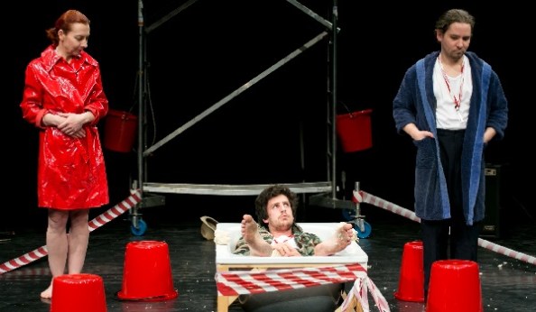 Horváth Fruzsina (Ludzsa), Baradlay Viktor (Csaszi), Boros Ádám (Hannibál)