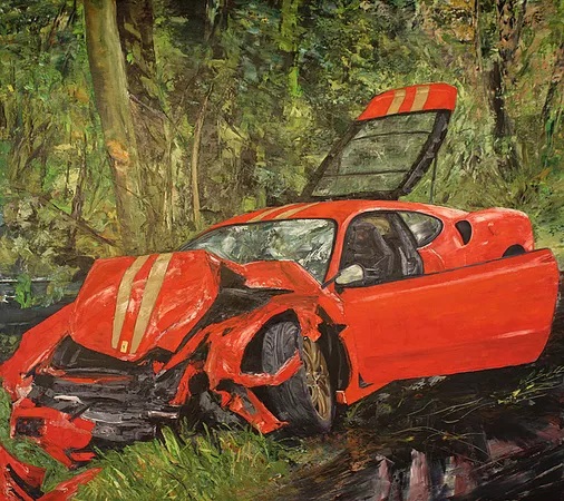 Cseke Szilárd: Fall by the roadside, 2019. Attila (37) Essen környéke