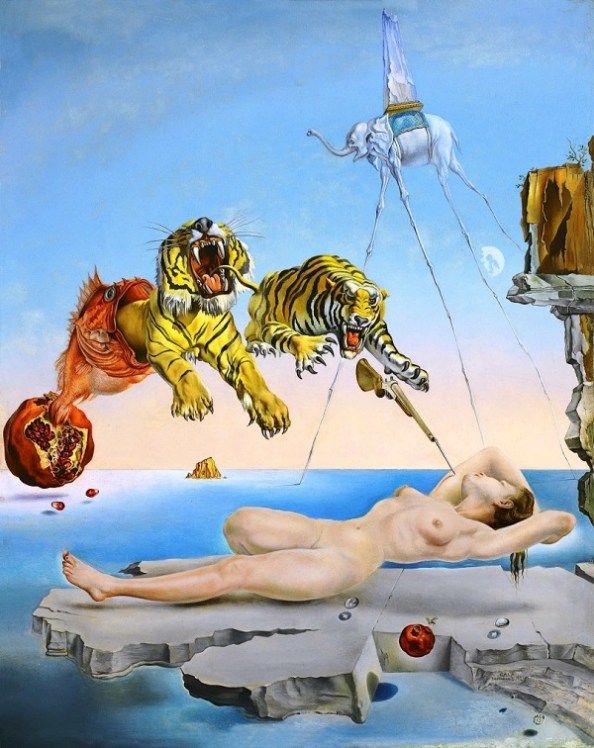 Salvador Dalí: Álom, melyet a gránátalma körül