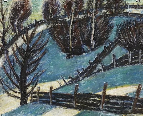 Téli táj (Palánkok), 1927 körül